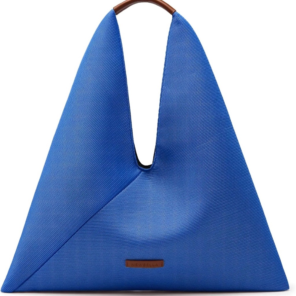 2/$40 ✨ NEWBELLA Knitted Shoulder Hobo Bag Blue Knit Slouchy Tote for Women NWT
